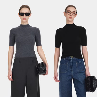 【送运费险】高级感半高领打底衫