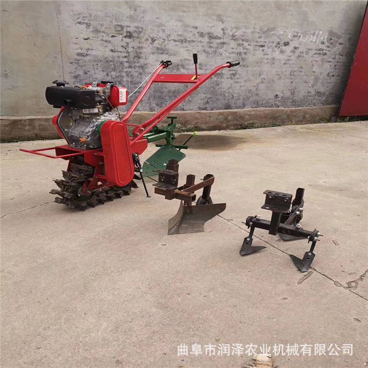 履带自走式水冷8马力犁田耕地微耕机 小地块耕作开荒微型耕地机