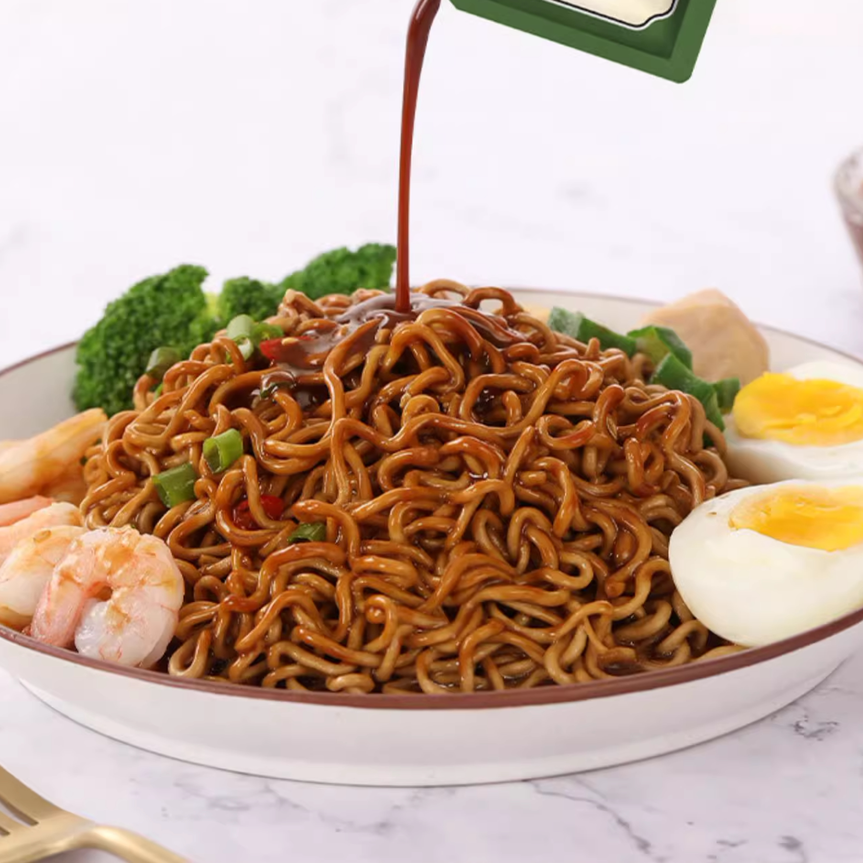 【非油炸】砂南农人荞麦拌面小龙虾番茄牛腩方便面即食速食送料包