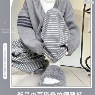 薄款 胖MM高腰显瘦时尚 2025新款 特大码 女 宽松休闲百搭遛弯睡裤 长裤