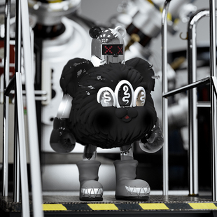 【XQWGT/星期五罐头】科学怪熊可迪 超大号手办模型潮玩摆件玩具