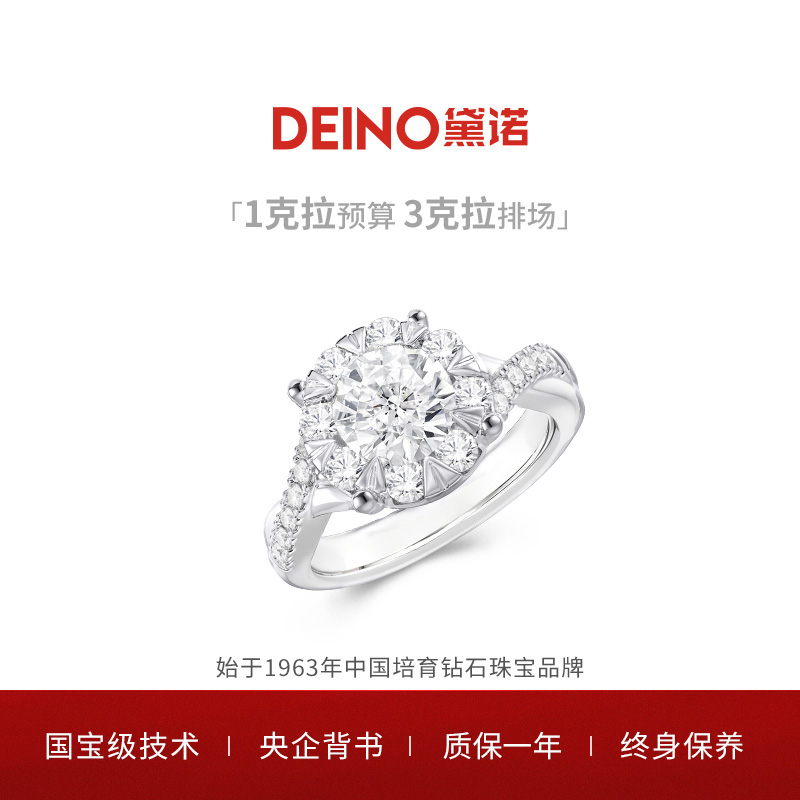 Deino黛诺围镶女款钻戒