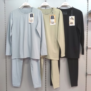 套装 香蜜闺秀 25325005长绒棉圆领长袖 新款 温感科技亲肤耐穿 男士