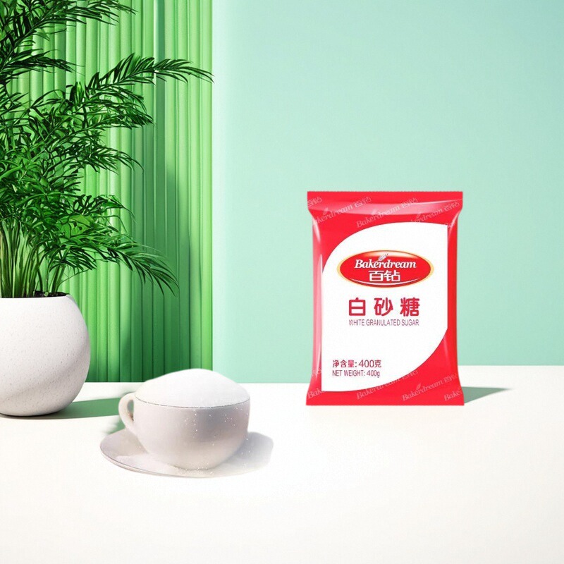 百钻白砂糖400g家用白糖
