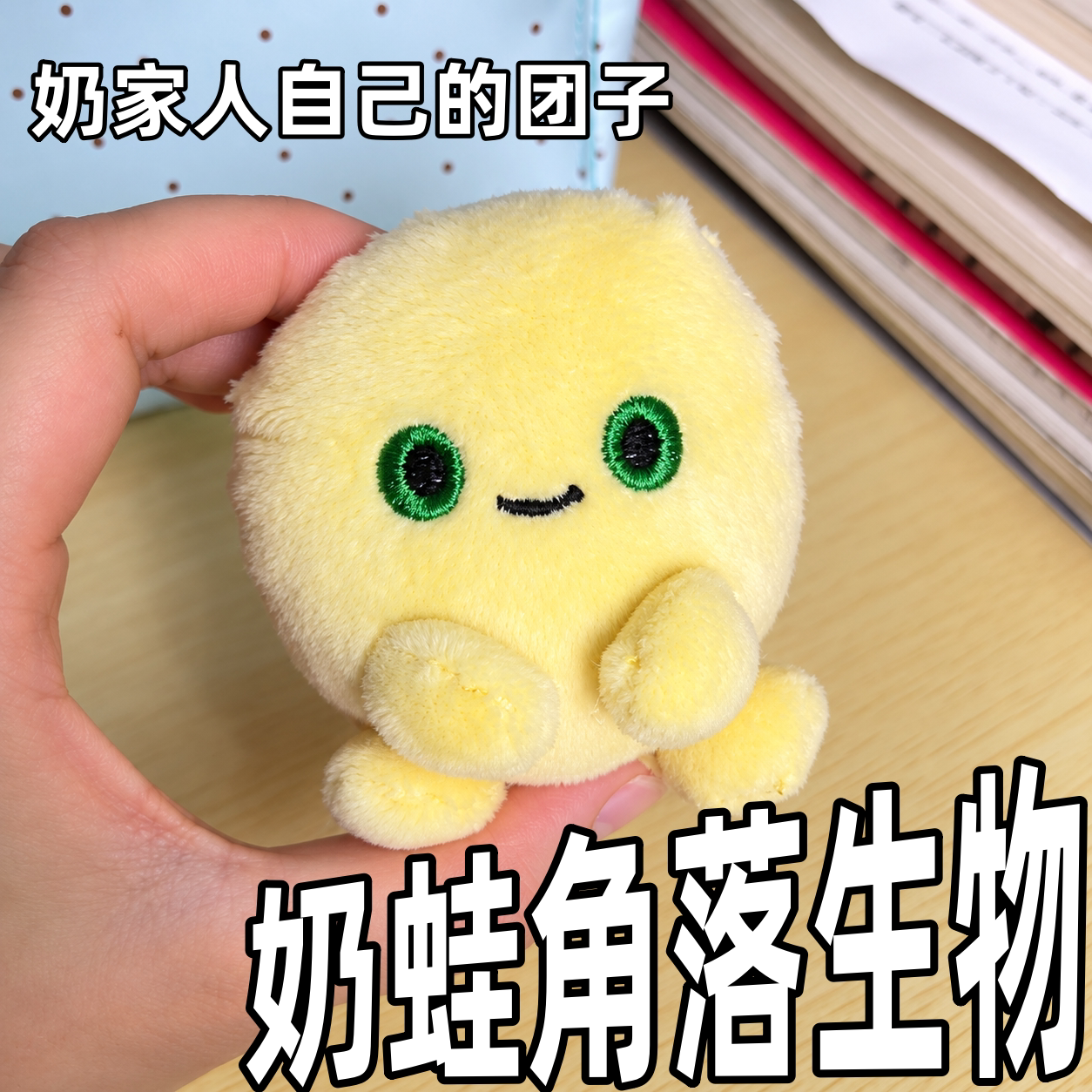 奶蛙角落生物材料包手作龙娃可爱奶家人玩偶手工缝纫毛绒包挂件