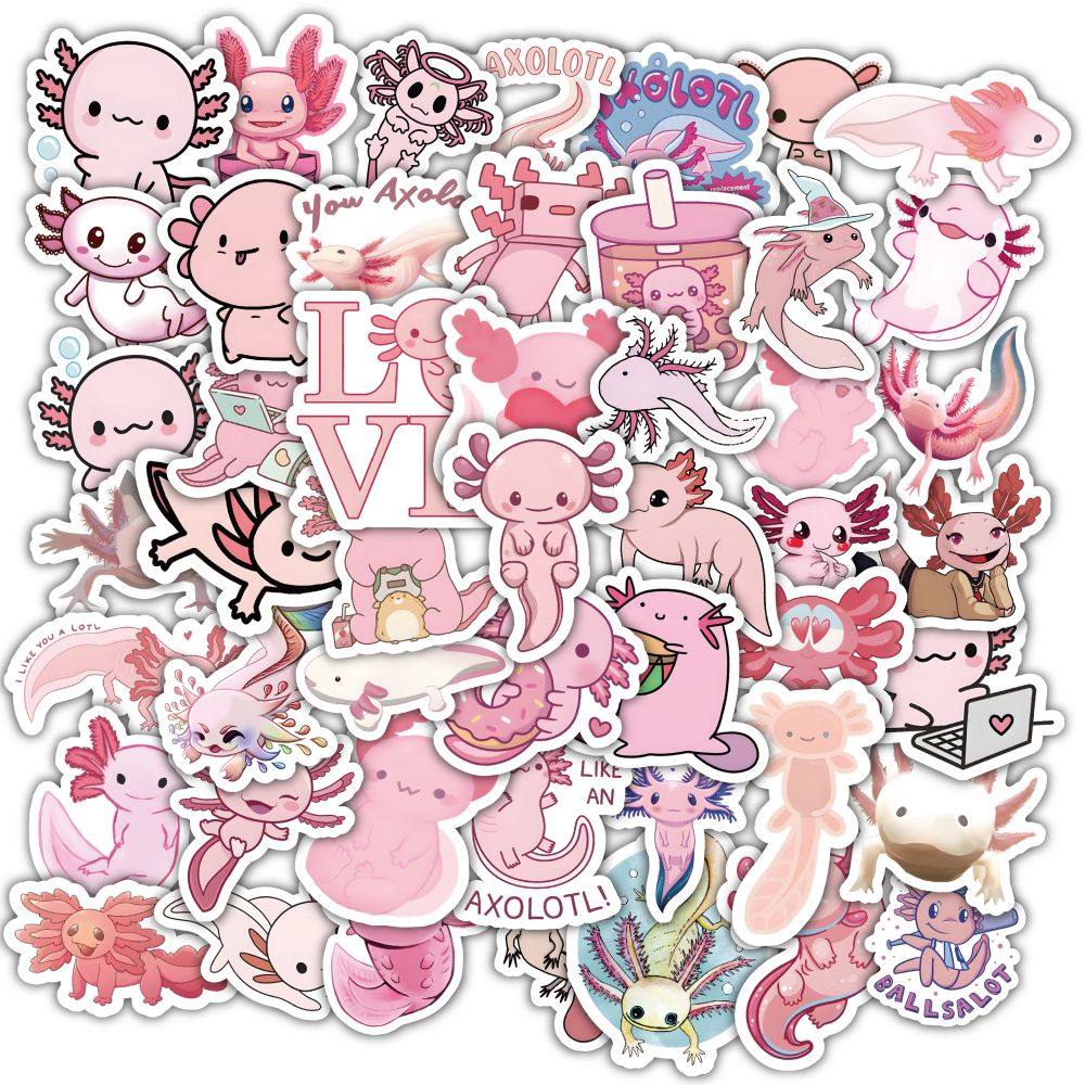120张粉色蝾螈贴纸卡通可爱趣味装饰手机壳笔记本手账贴画防水,文具电教/文化用品/商务用品,贴纸/立体贴纸,淘宝优惠券,粉丝福利购,淘宝优惠卷