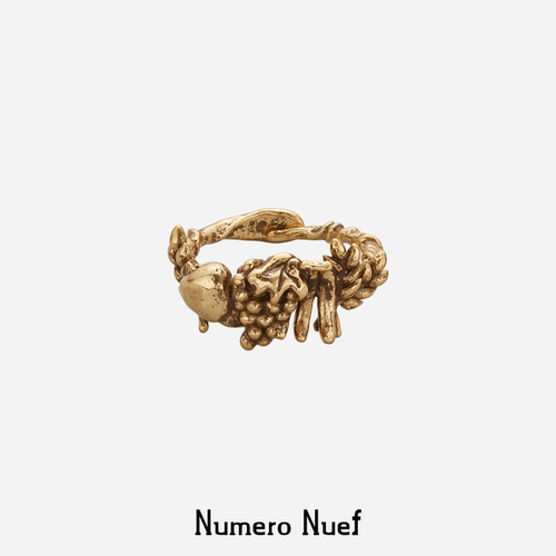 Nuef “Cornucopia”丰饶系列立体果实藤蔓开口戒指