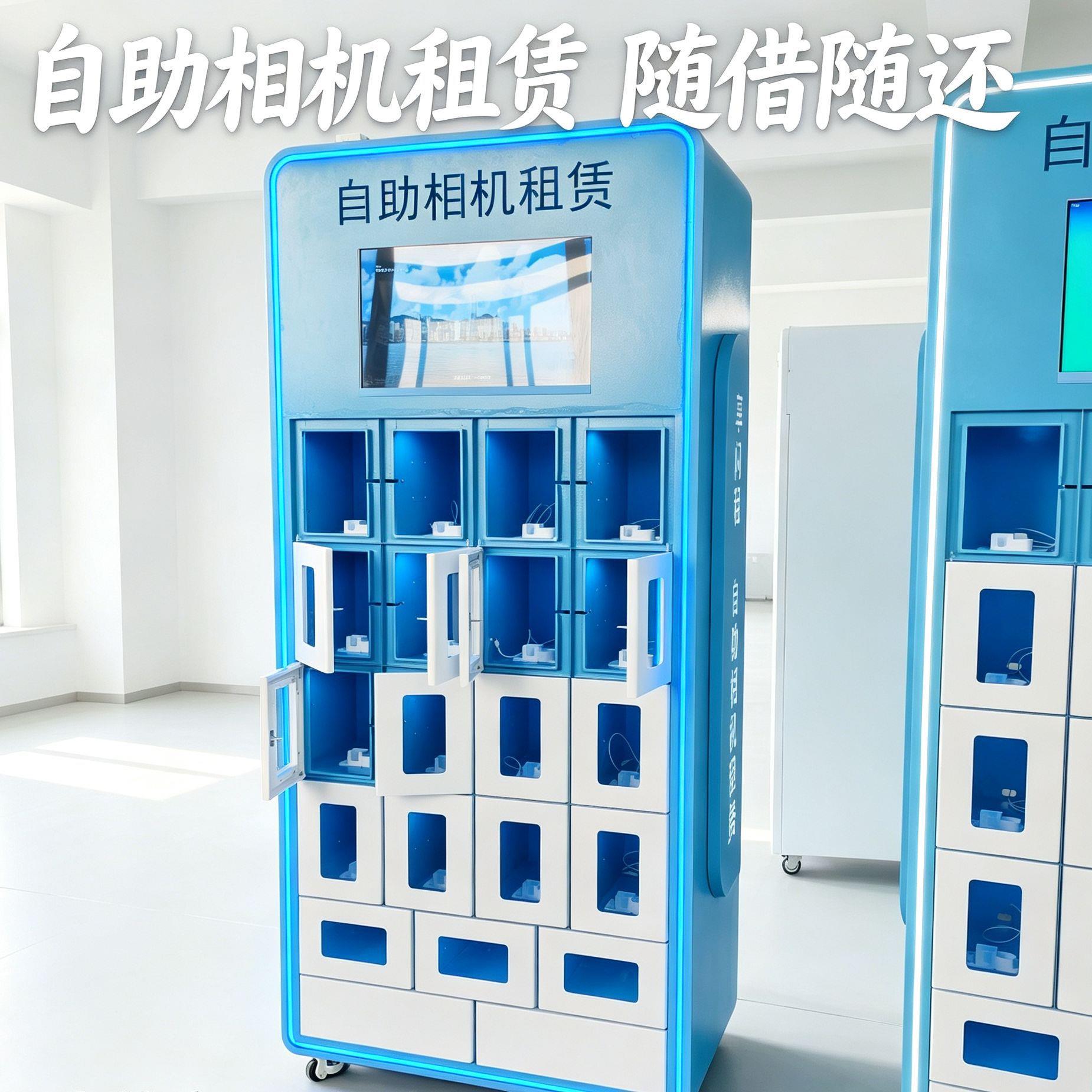 商用智能共享相机柜自助租借反摄像机柜子设备租赁收纳柜定制