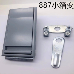 户外箱高低压柜门锁 精达锁具MS888 箱变锁 开关柜锁 平面锁 887