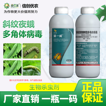 斜纹夜蛾核型多角体柑橘树荔枝树杀虫剂蔬菜地瓜辣椒菜青虫黑头虫