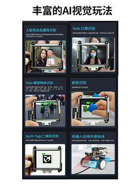 K210图像识别视觉模块传感器摄像头支架CanMv开发板人脸颜色识别