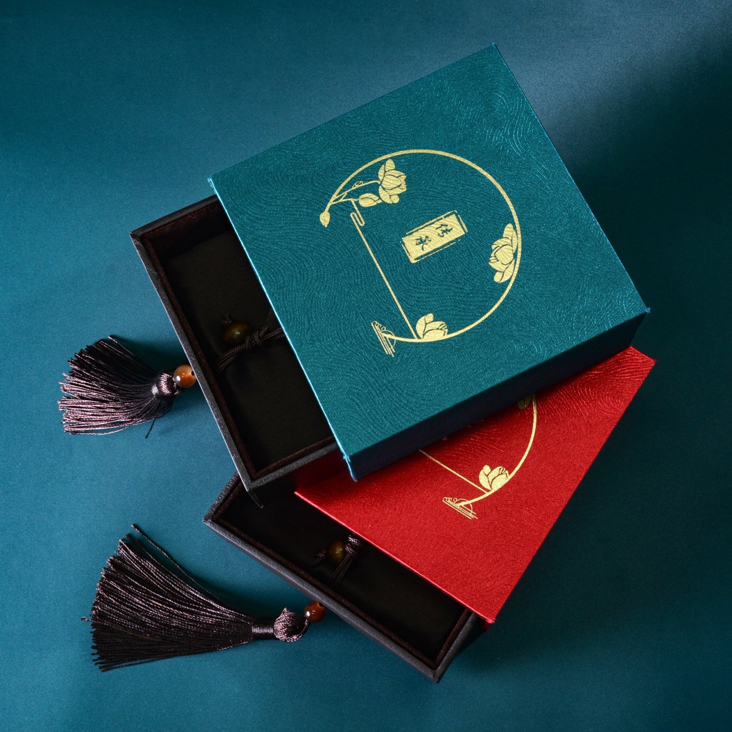 厂家直销价新款热销高档抽屉古法金戒指吊坠珠宝包装首饰盒