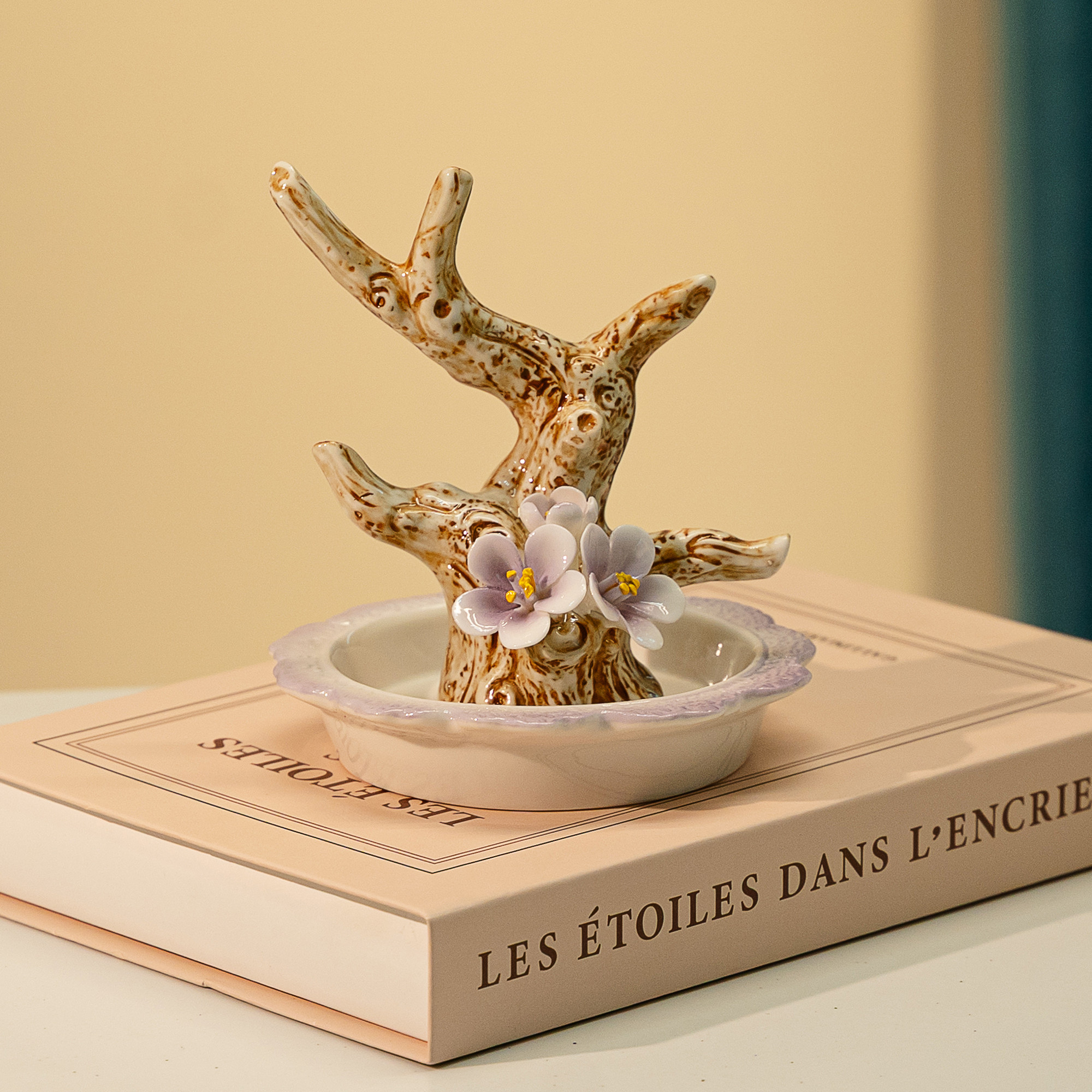 创意陶瓷首饰收纳架家用卧室梳妆台戒指手链项链收纳盘高颜值摆件,收纳整理,收纳盘,淘宝优惠券,粉丝福利购,淘宝优惠卷