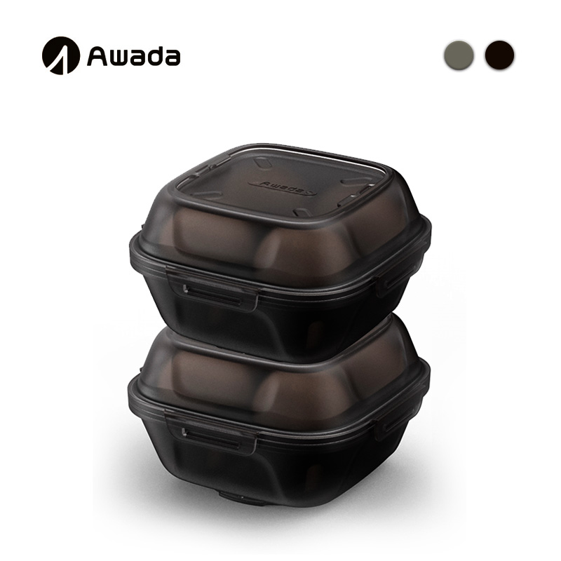 Awada二合一多用途鸡蛋盒户外防震鸡蛋收纳盒便携式露营防碎蛋托