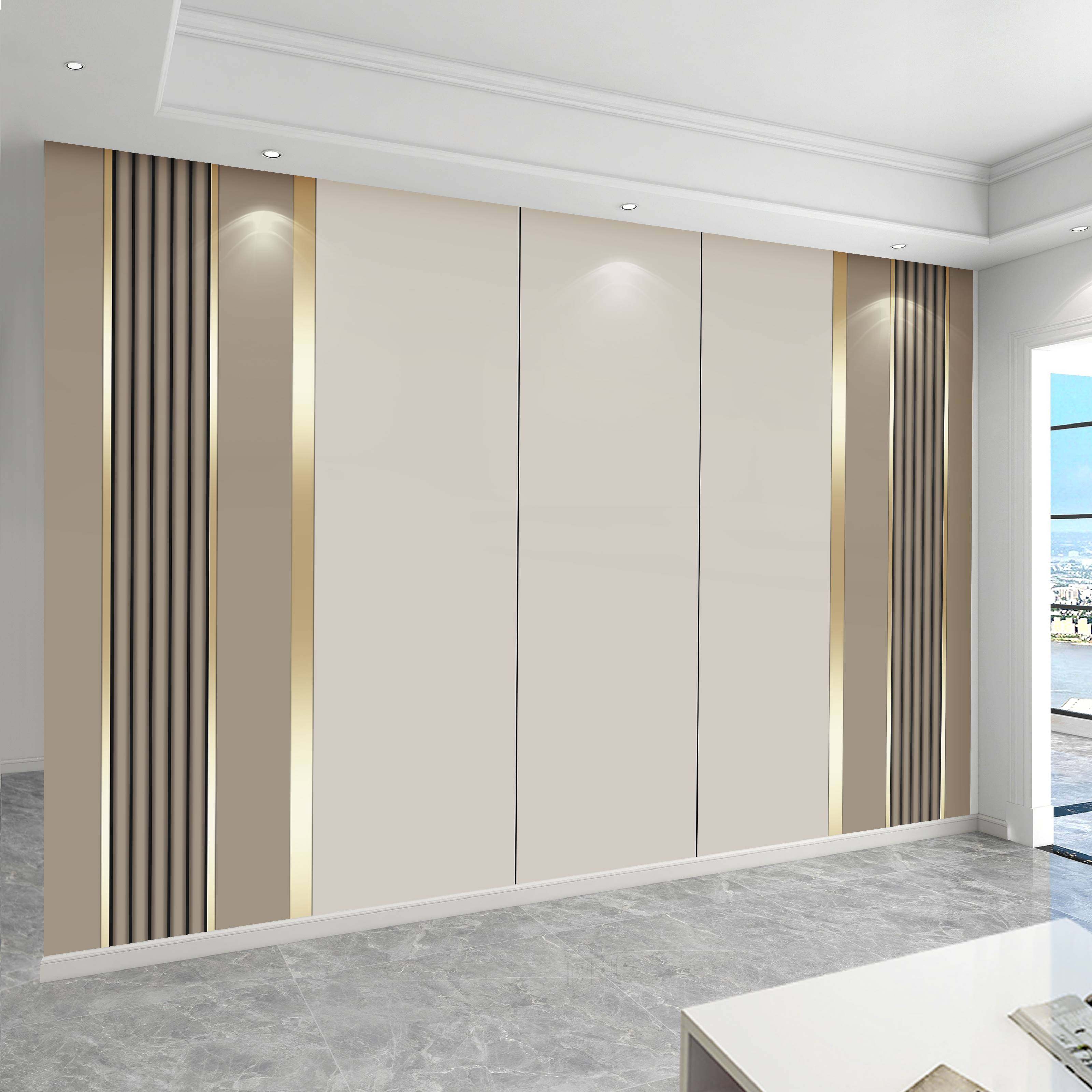 现代简约集成墙板电视背景客厅沙发竹木纤维卧室床头木饰面护墙板