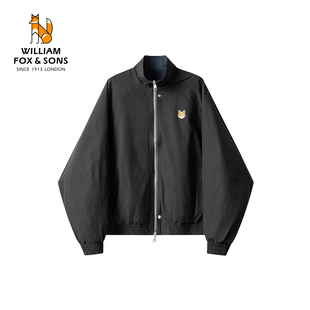 【限时清仓】威廉福克斯高密斜纹通勤休闲哈灵顿夹克外套男
