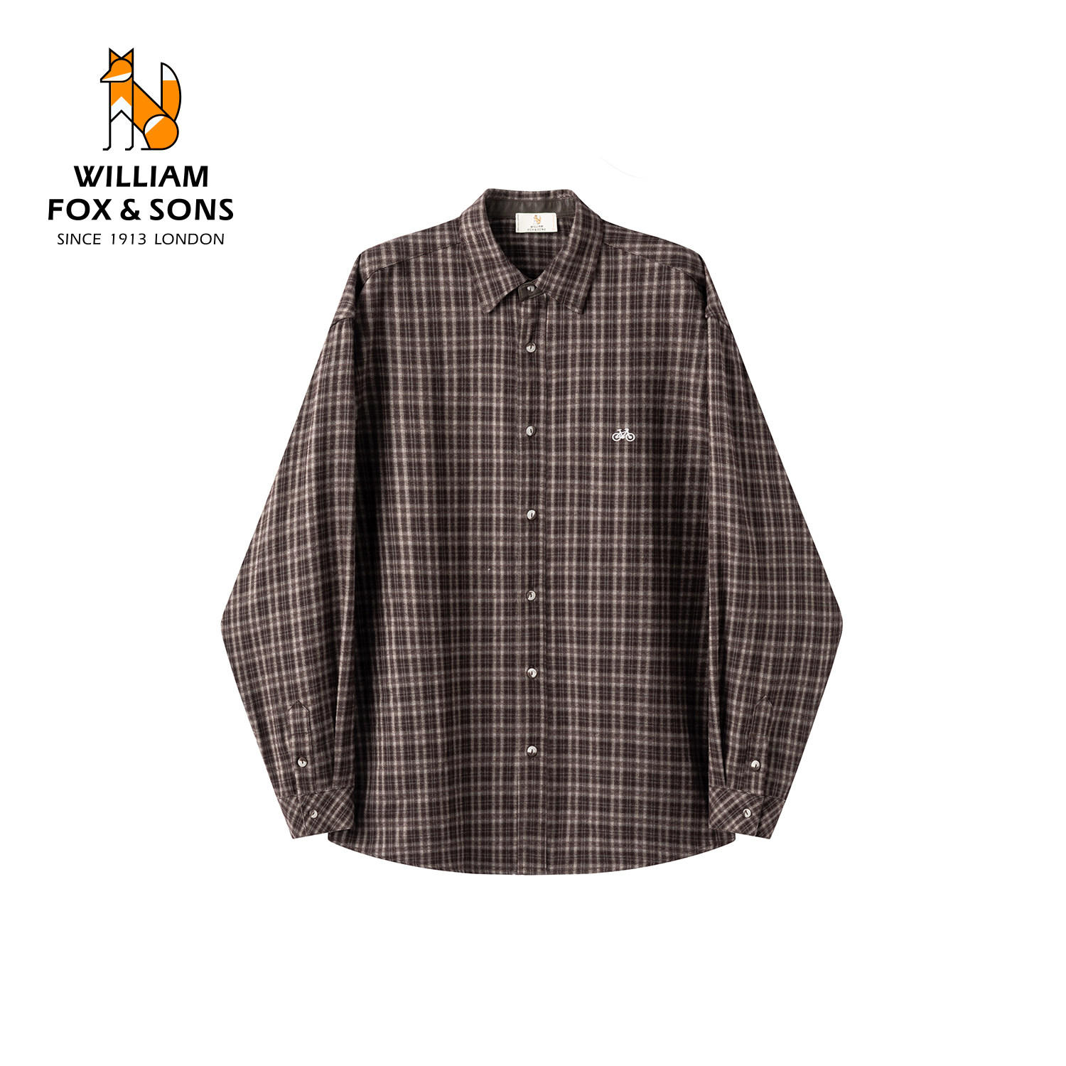 【10.20新品5折】日系复古格子衬衫男长袖衬衣休闲百搭工装上衣女