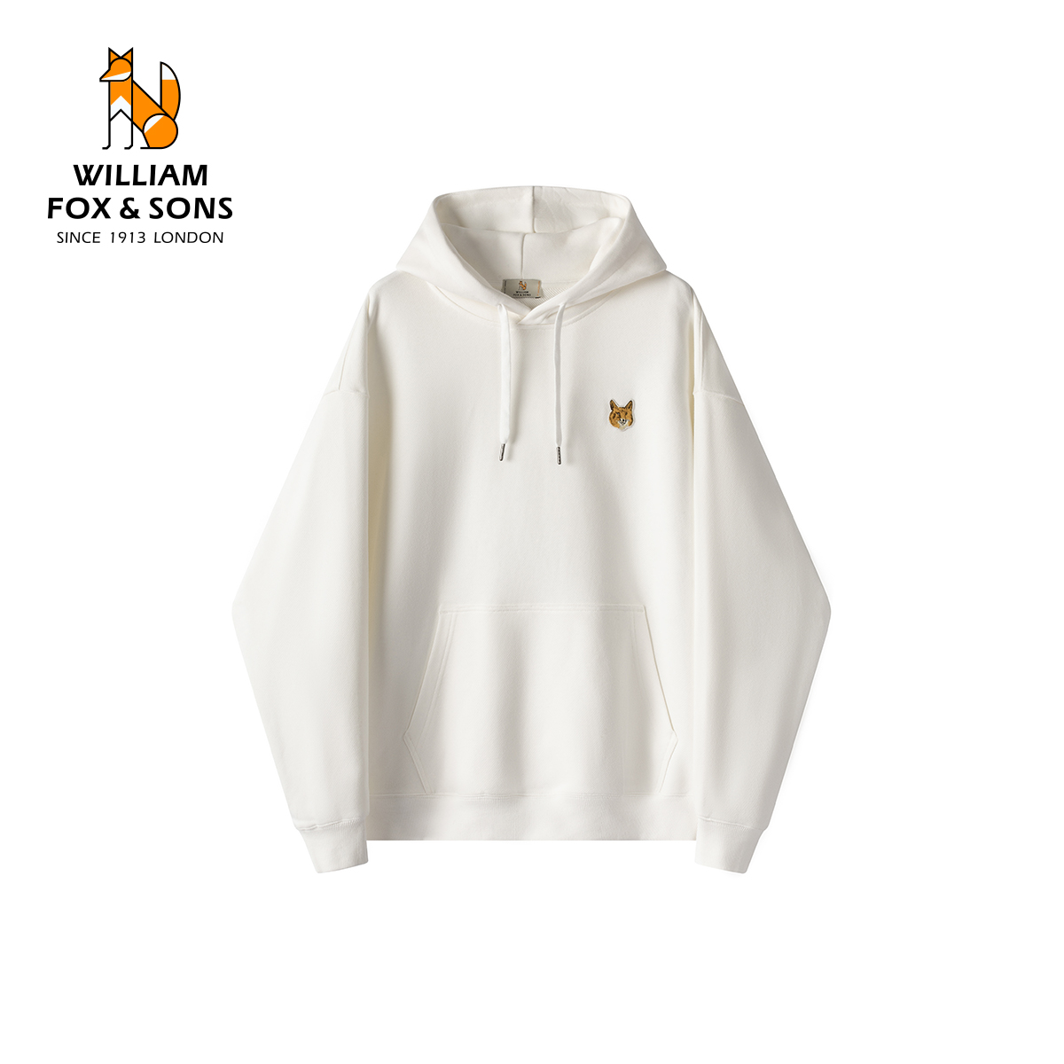 英国小狐狸复古连帽卫衣