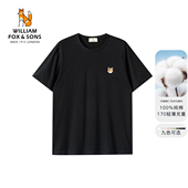 男 纯棉凉感透气多色基础宽松T恤短袖 2件129元 威廉福克斯夏季