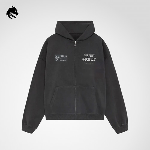 Team Spirit绿龙25-26官方重磅队服拉链卫衣CS2官方正品donk同款