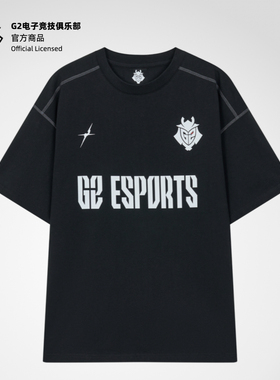 昂恩电竞 G2 ESPORTS官方正品十周年纪念纯棉英文标电竞周边T恤