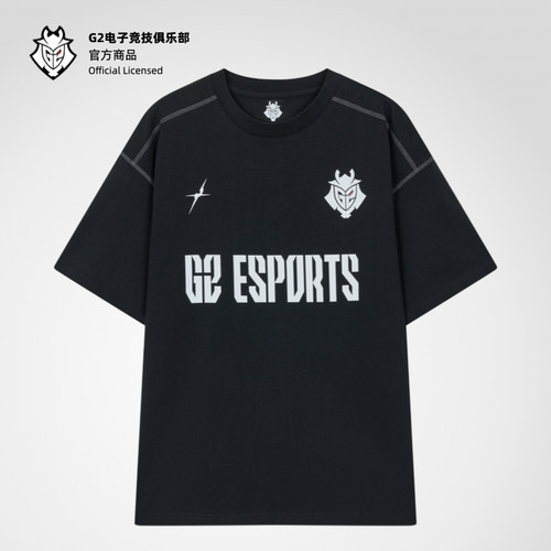 昂恩电竞 G2 ESPORTS官方正品十周年纪念纯棉英文标电竞周边T恤