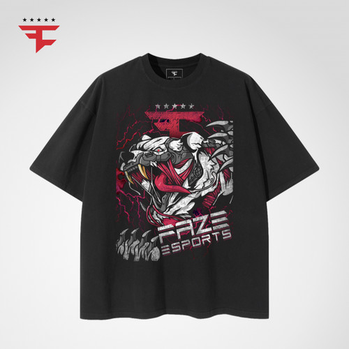 FaZe Esports赛博巨熊官方纯棉周边T恤独家正品选手同款昂恩电竞