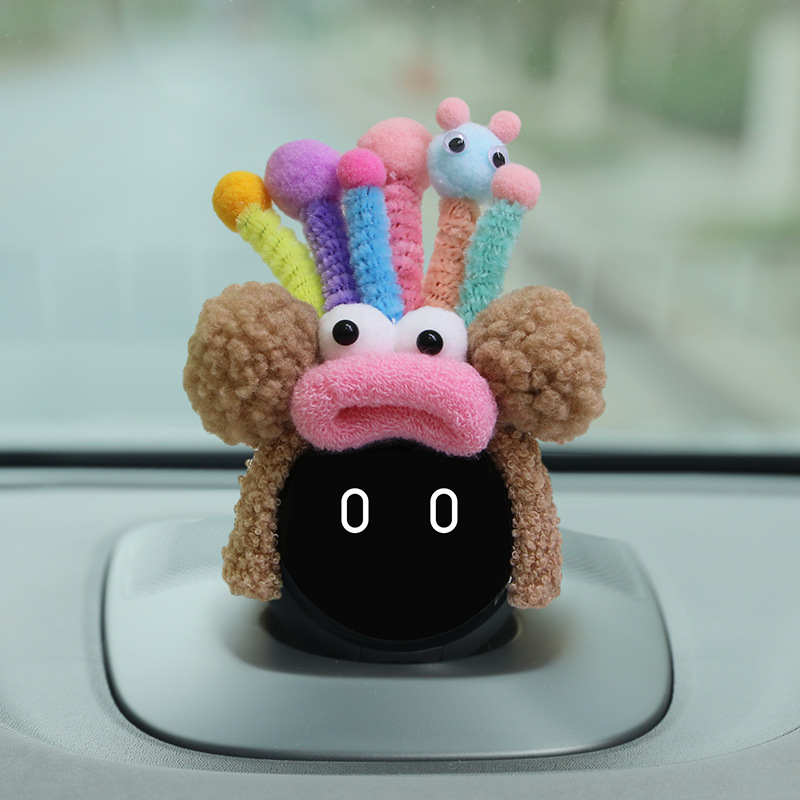 蔚来nomi可爱帽子发箍et5et7es8ec6装饰品摆件车挂机器人头饰卡通