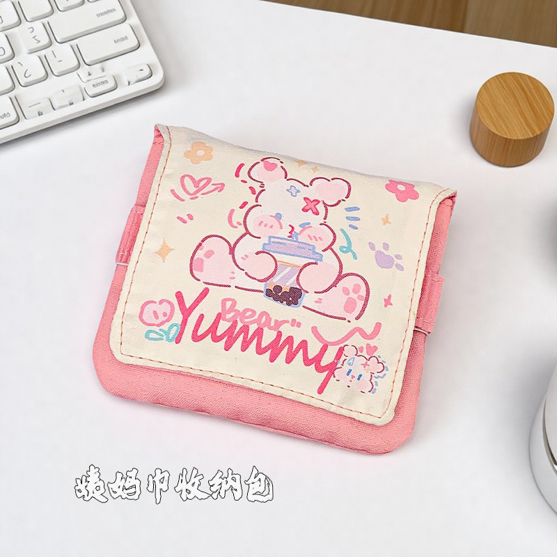 姨妈巾收纳包学生卫生巾便携包小型大容量高颜值月经卫生棉月事包