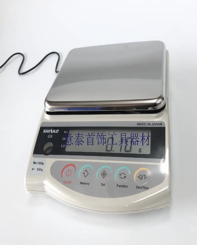 原装日本SHINKO新光电子称GS1202珠宝称首饰加工器材实体店