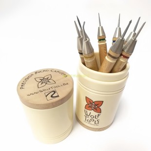 手工蜡雕工具 美国进口 精确雕蜡刀18支完整版 Tools 雕蜡笔 Wolf