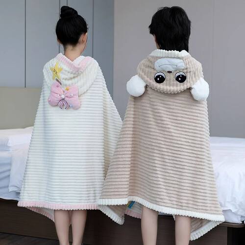 儿童浴巾可穿新生婴儿洗