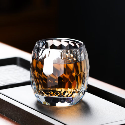 浮生棠无铅水晶玻璃茶杯