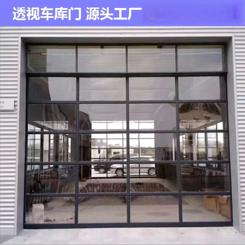 厂家直销明格专业钢化玻璃透视车进户门