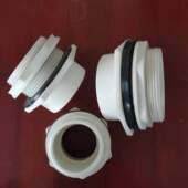 水塔水箱接头 索结 帆布鱼池排水口 耐高温抗老化 冷却塔接头pvc