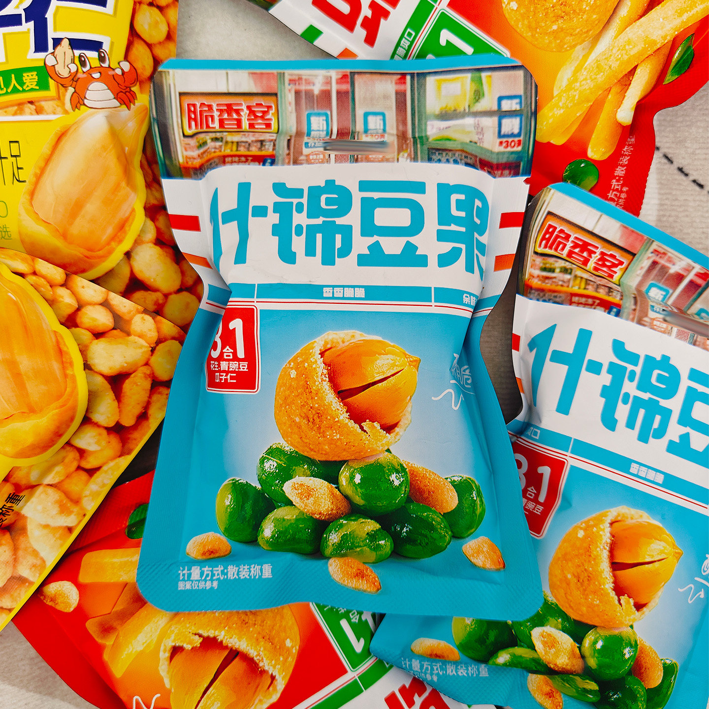脆香客什锦虾条豆果蟹黄味瓜子仁