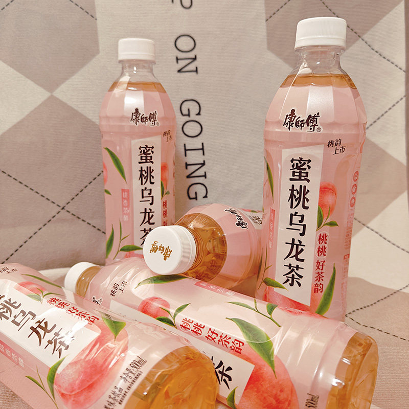 康师傅蜜桃乌龙茶500ml饮品茶饮料解暑茶饮料聚会年货