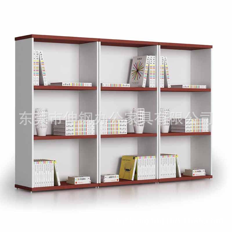 时尚木制书柜简约隔断陈列展示档案玄关柜 东莞深圳办公家具