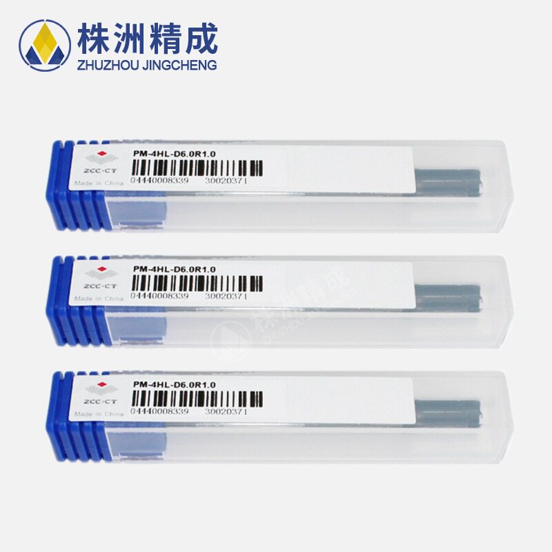 株洲ZCC.CT整体硬质合金立铣刀 PM-4HL-D6.0四刃长柄大进给铣刀