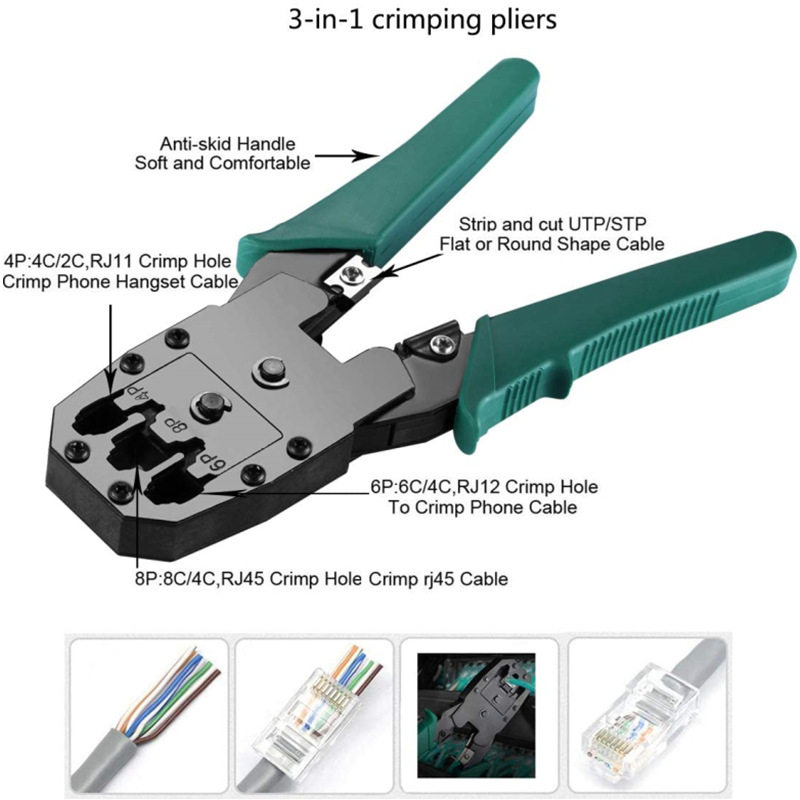 网络维护工具套装五类RJ45网线钳剥线打线刀测试仪寻线仪套装工具