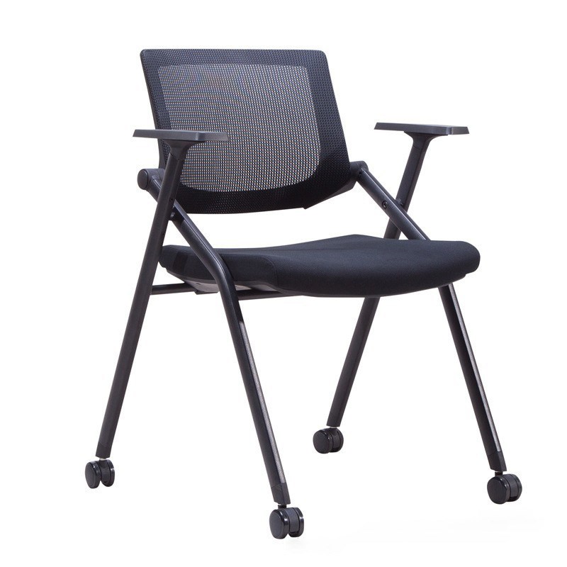 培训椅带写字板椅子折叠办公椅会议椅带桌板一体培训辅导班课桌椅