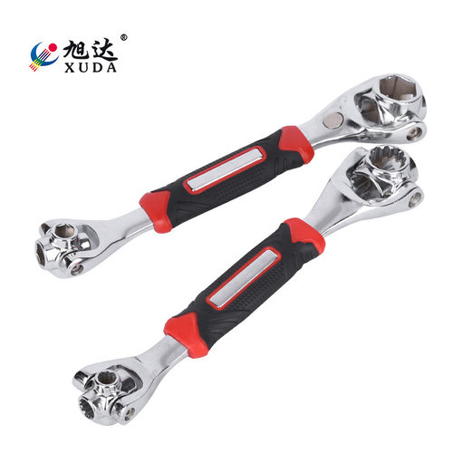 多用万向52合一扳手八合一套筒扳手360度旋转多头狗头扳手