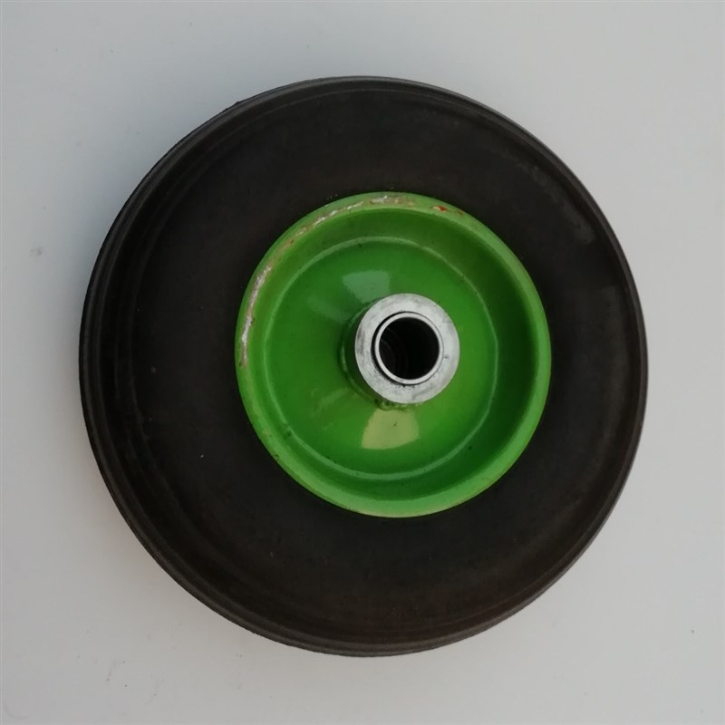 脚轮万向轮350小实心轮工矿轮重型轮橡胶轮工业轮支架轮平板车轮