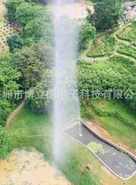 景区网红喊泉人工声控呐喊喷泉厂家号角音乐整套游乐设备