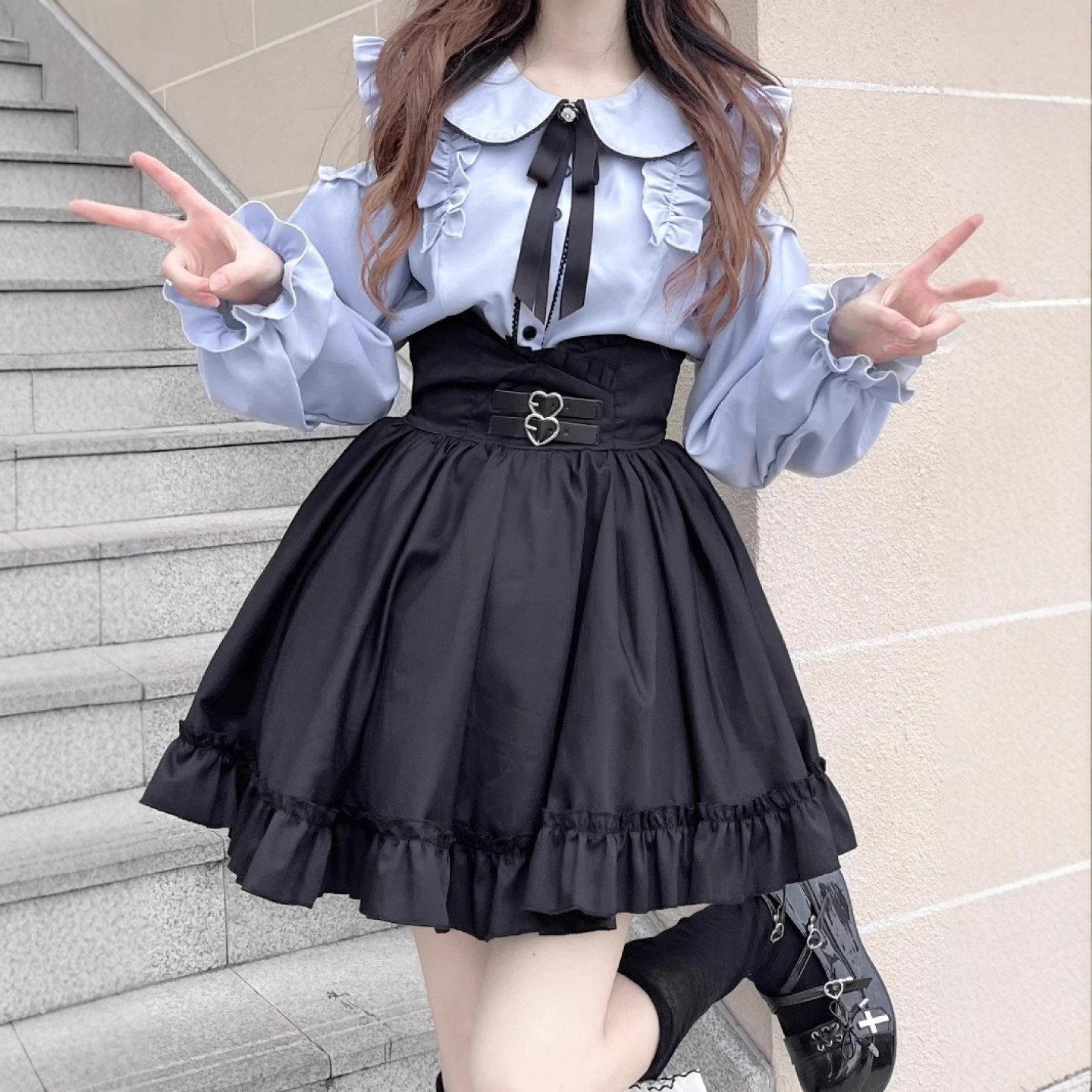 日系JK蓬蓬裙少女洛丽塔风