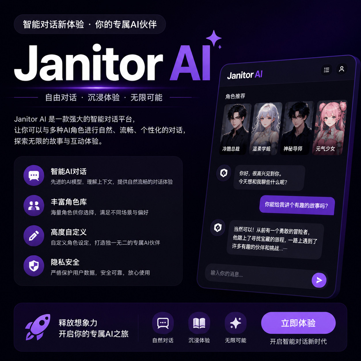 Janitor ai会员订阅智能对话会员代充成品