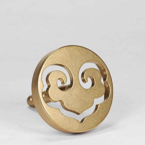 入门级黄铜短柄如意香纂