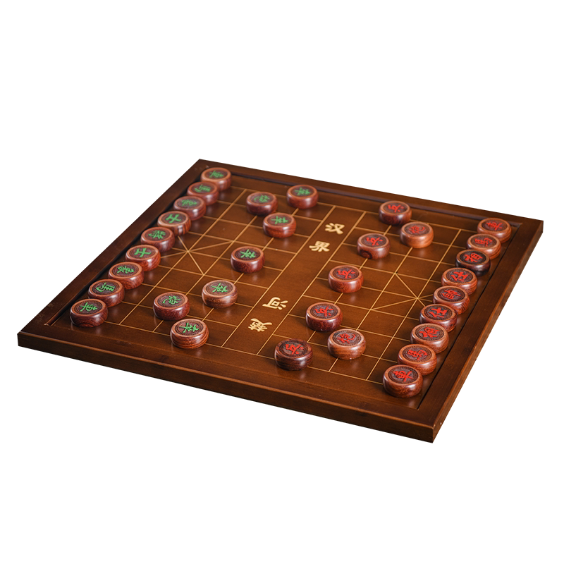 寻弈中国象棋实木双面棋盘