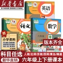 部编版 使用小学6六年级上册全套课本六年级上册下册语文数学英语书课本书人教版 6上下课本教材全套北师译林苏教外研版 新华书店