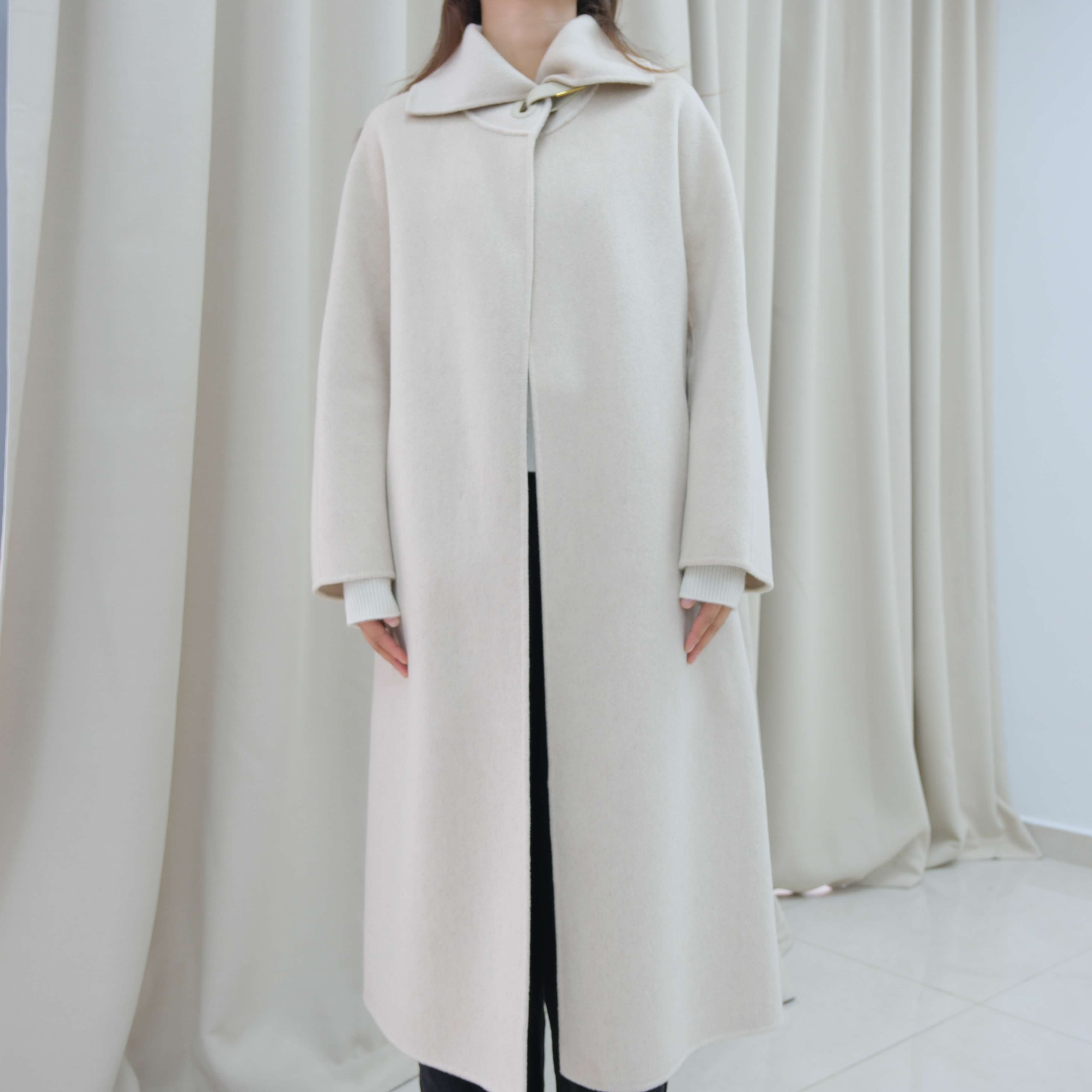 大衣女中长款宽松通勤韩版秋冬季新款气质风衣